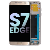 OLED Assembly With Frame Compatible For Samsung Galaxy S7 Edge Replacement(G935W8) (Service Pack) (Gold)