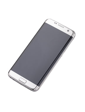 OLED Assembly With Frame Compatible For Samsung Galaxy S7 Edge Replacement (International / G935F) (Refurbished) (Silver)