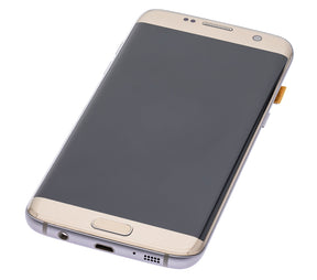 Replacement OLED Assembly With Frame Compatible For Samsung Galaxy S7 Edge (All US Models / G935A) (Refurbished) (Gold Platinum)
