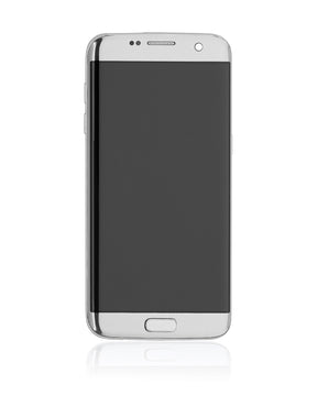 Replacement OLED Assembly With Frame Compatible For Samsung Galaxy S7 Edge (All US Models / G935A) (Refurbished) (Silver)