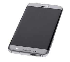 Replacement OLED Assembly With Frame Compatible For Samsung Galaxy S7 Edge (All US Models / G935A) (Refurbished) (Silver)