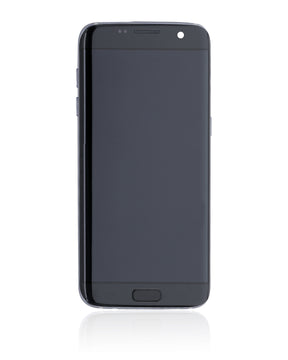 Replacement OLED Assembly With Frame Compatible For Samsung Galaxy S7 Edge(All US Models / G935A) (Refurbished) (Black Onyx)