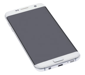 Replacement OLED Assembly With Frame Compatible For Samsung Galaxy S7 Edge (All US Models / G935A) (Refurbished) (White Pearl)