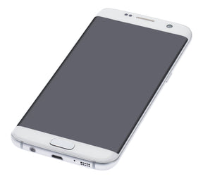 Replacement OLED Assembly With Frame Compatible For Samsung Galaxy S7 Edge (All US Models / G935A) (Refurbished) (White Pearl)