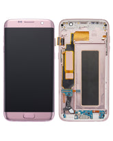 Replacement OLED Assembly With Frame Compatible For Samsung Galaxy S7 Edge (All US Models / G935A) (Refurbished) (Rose Gold)