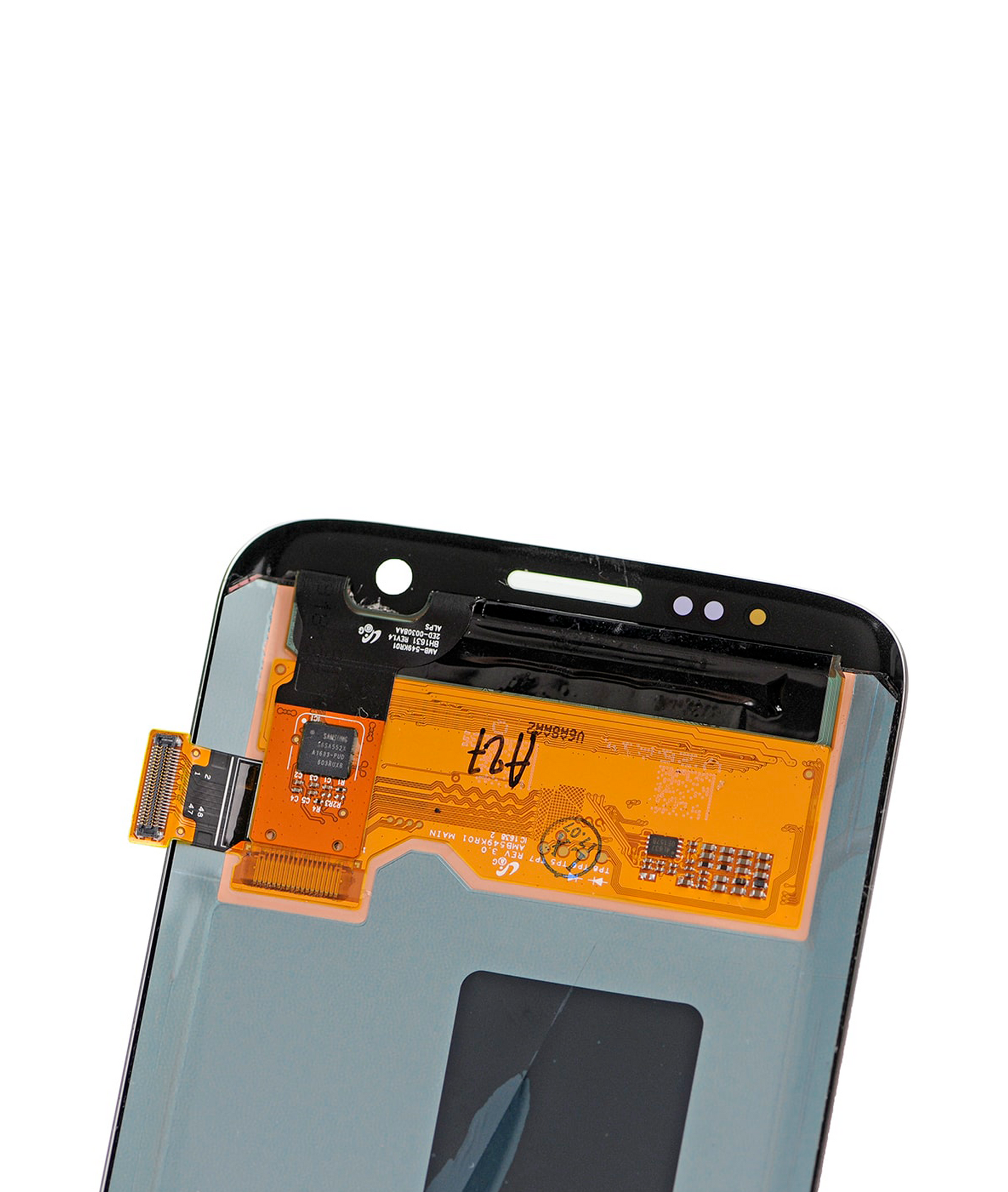 OLED Assembly Without Frame Compatible For Samsung Galaxy S7 Edge Replacement (All Models) (Refurbished) (Black)