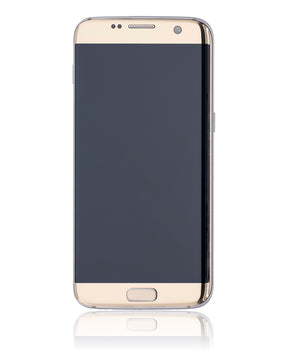 Replacement OLED Assembly With Frame Compatible For Samsung Galaxy S7 Edge (International / G935F) (Refurbished) (Gold Platinum)