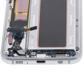 Replacement OLED Assembly With Frame Compatible For Samsung Galaxy S7 Edge G935A (US Version) (Service Pack) (Silver)