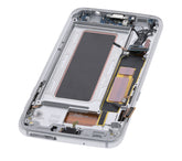 Replacement OLED Assembly With Frame Compatible For Samsung Galaxy S7 Edge G935A (US Version) (Service Pack) (Silver)