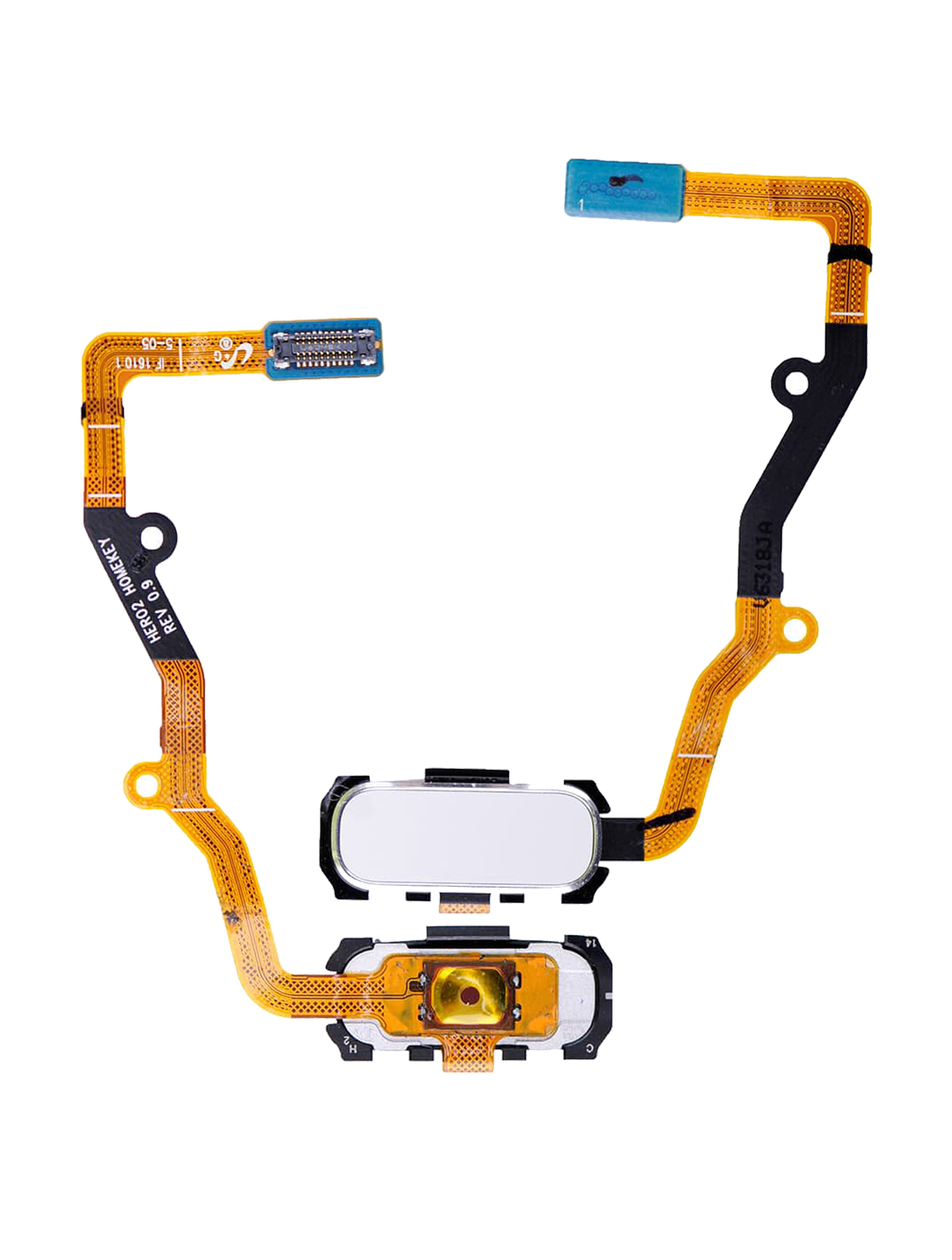 Replacement Home Button Flex Cable Compatible For Samsung Galaxy S7 Edge (White)
