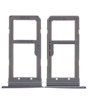 Single Sim Card Tray Compatible For Samsung Galaxy S7 Edge Replacement (Black)