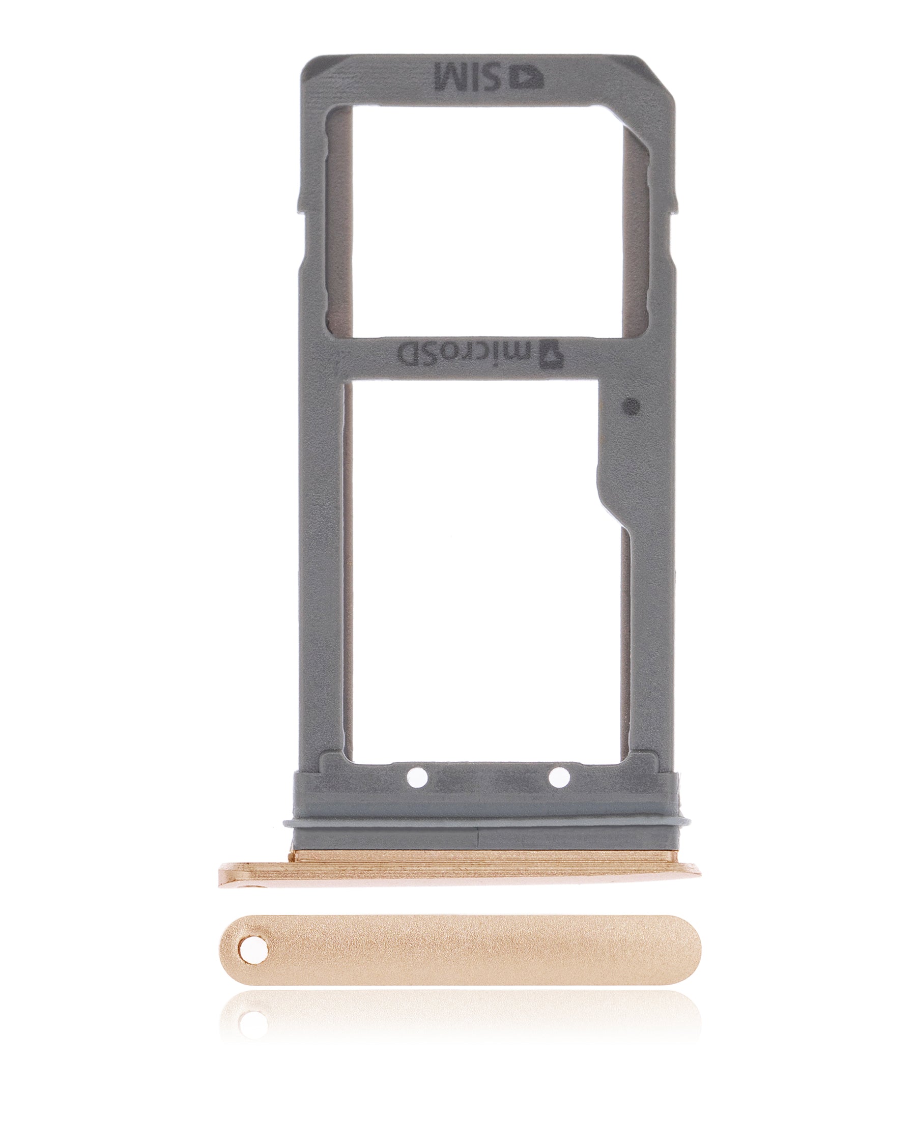 Single Sim Card Tray Compatible For Samsung Galaxy S7 Edge Replacement  (Gold)