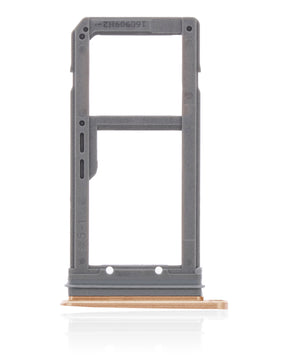 Single Sim Card Tray Compatible For Samsung Galaxy S7 Edge Replacement  (Gold)