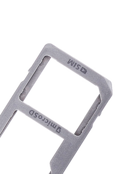 Single Sim Card Tray Compatible For Samsung Galaxy S7 Edge Replacement by Macfactory.in (Silver)