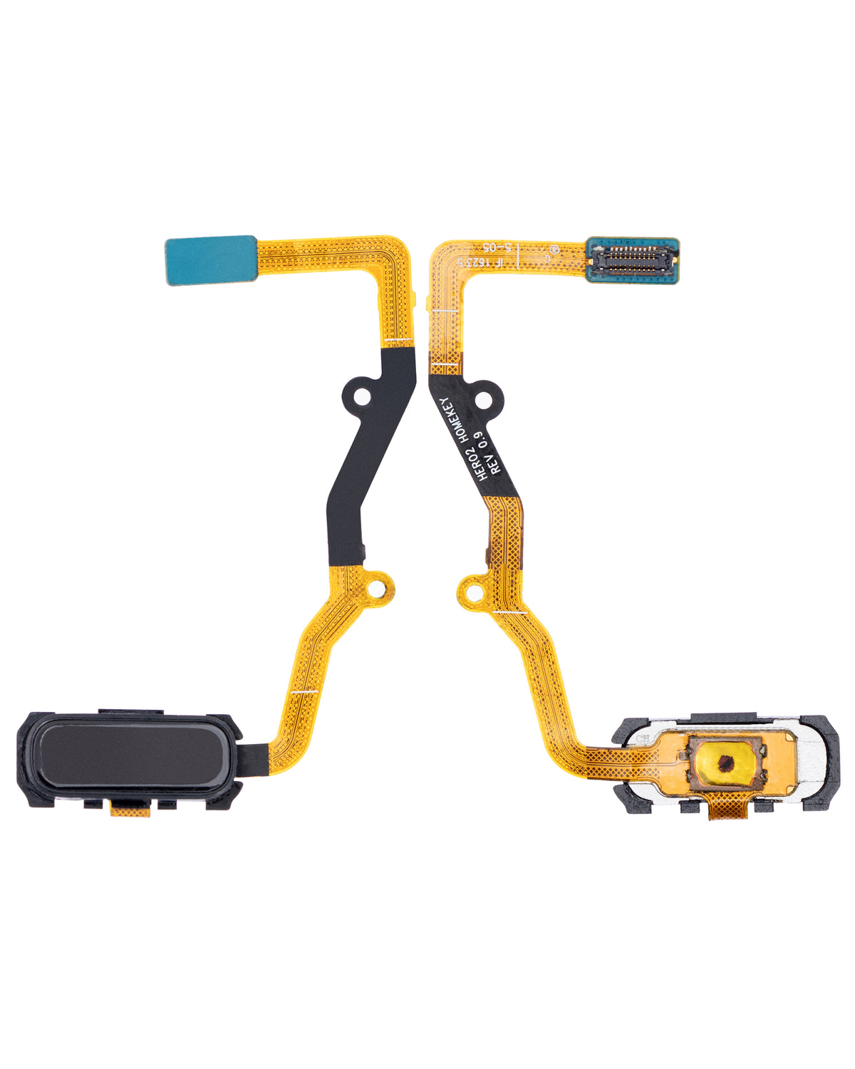 Home Button Flex Cable Compatible For Samsung Galaxy S7 Edge Replacement (Black)