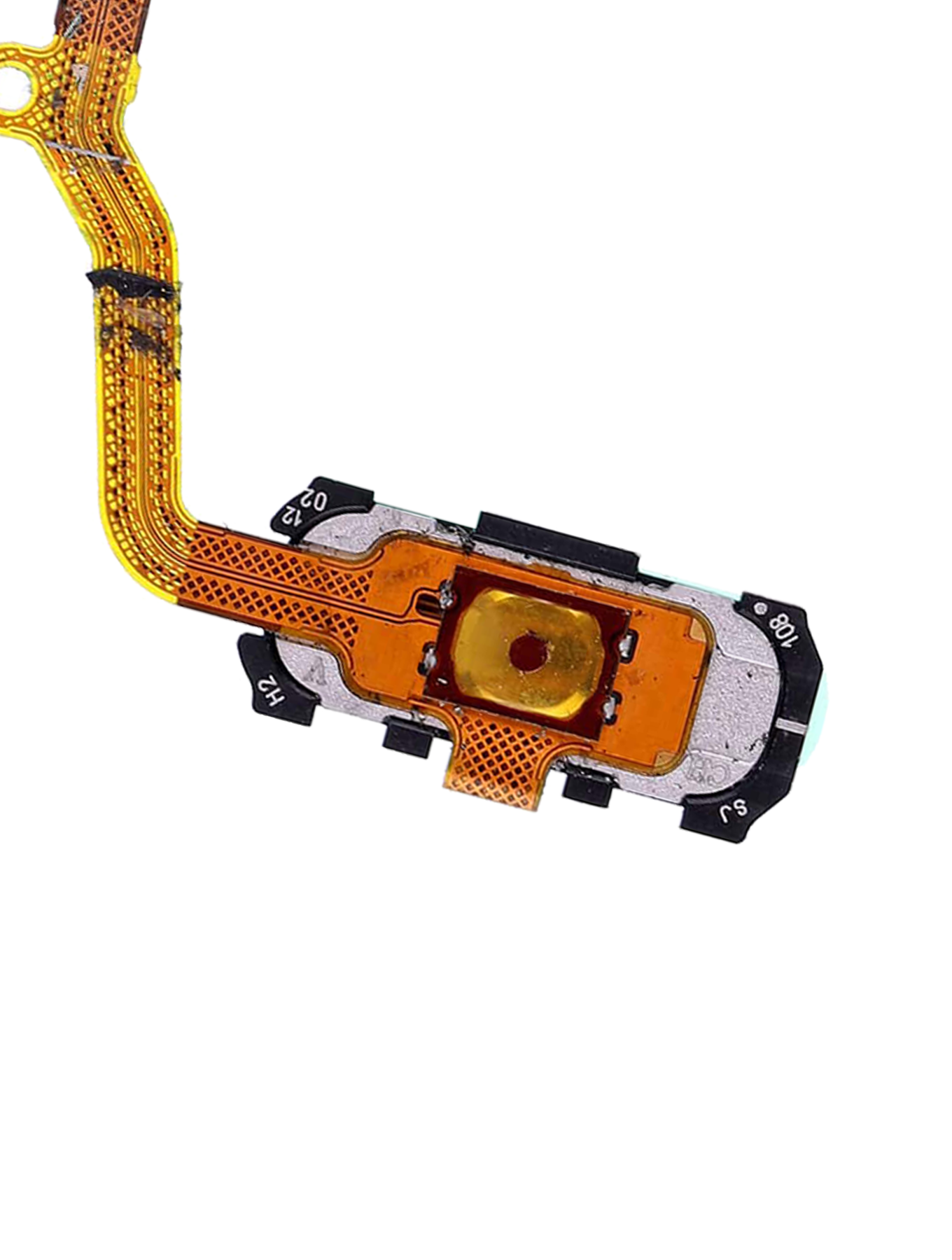 Home Button Flex Cable Compatible For Samsung Galaxy S7 Edge Replacement (Silver)