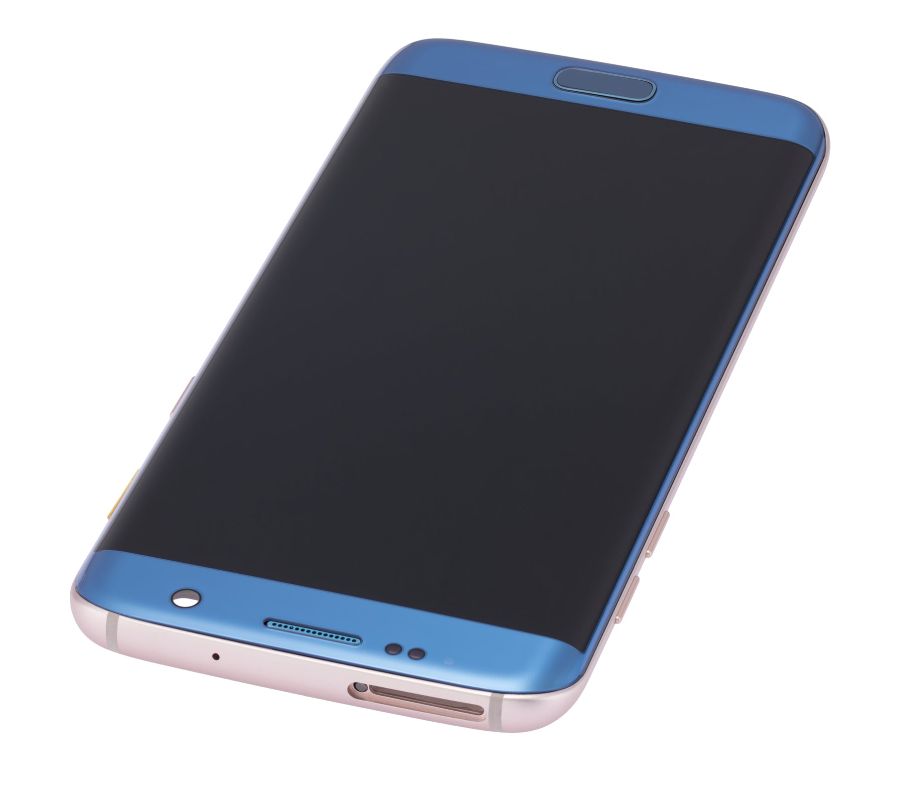 Replacement OLED Assembly With Frame Compatible For Samsung Galaxy S7 Edge (All US Models / G935A) (Refurbished) (Blue Coral)