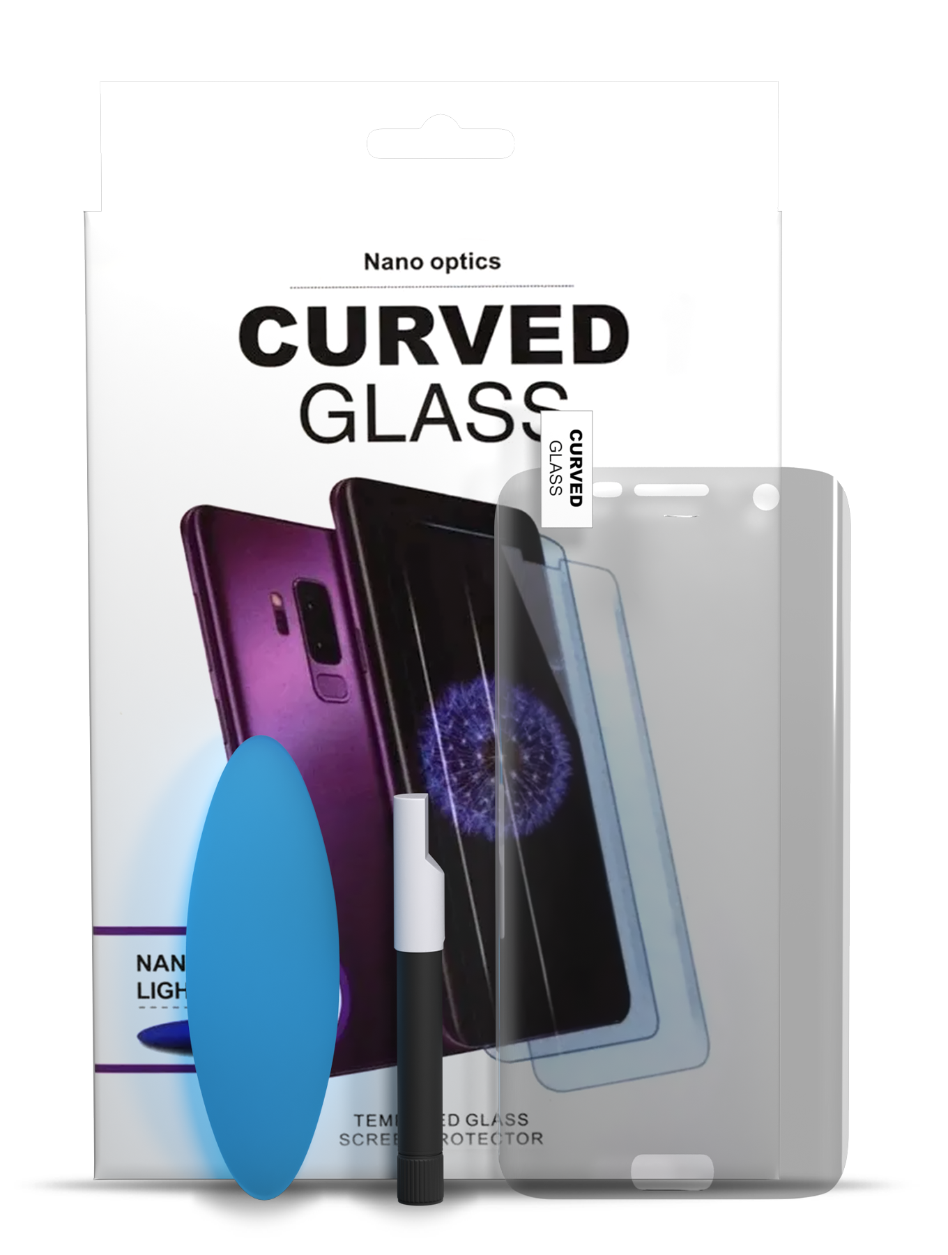 Replacement UV Tempered Glass With Glue Compatible For Samsung Galaxy S7 Edge (Case Friendly)