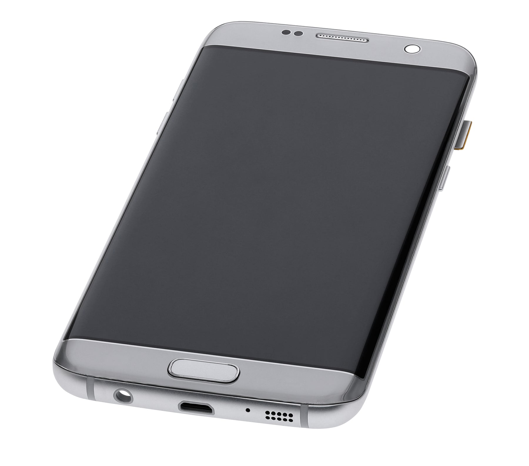 OLED Assembly With Frame Compatible For Samsung Galaxy S7 Edge Replacement (All US Models) (Used OEM Pull: Grade A) (Silver)