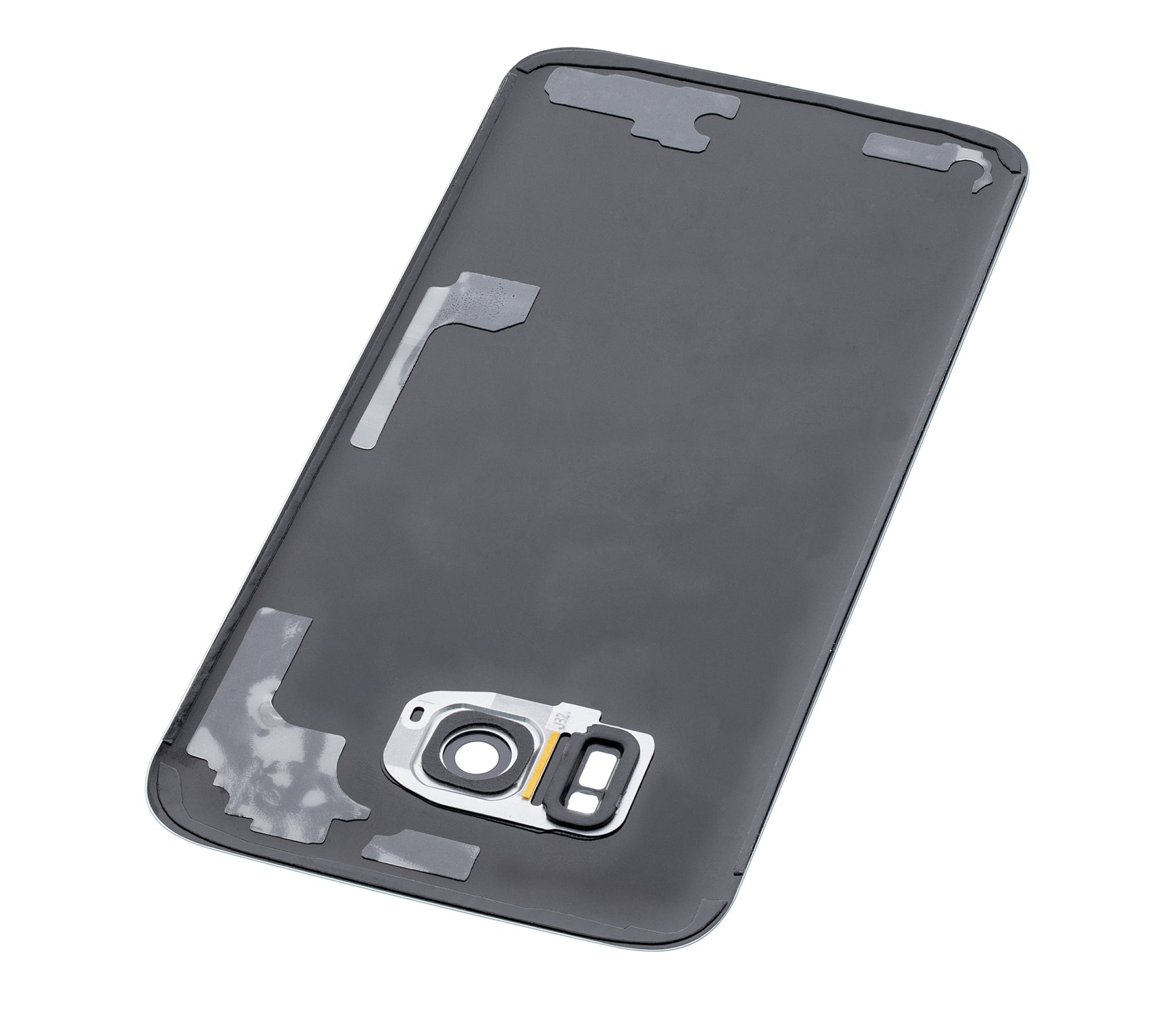 Back Cover Glass With Camera Lens Compatible For Samsung Galaxy S7 Edge Replacement (No Logo) (Vemake) (Silver)