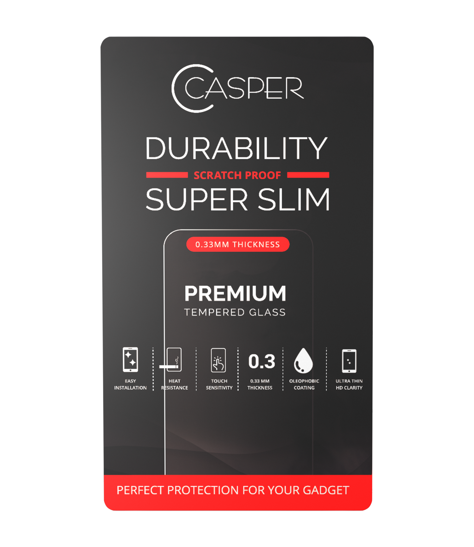 Replacement Casper UV Tempered Glass With Glue Compatible For Samsung Galaxy S8 (Case Friendly)