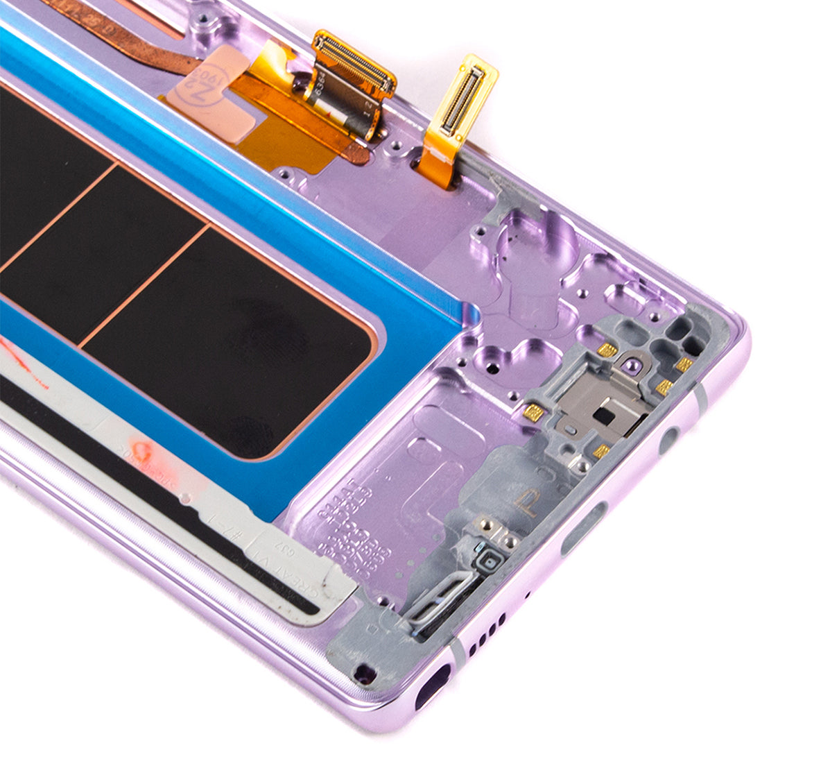 Replacement OLED Assembly With Frame Compatible For Samsung Galaxy Note 8 (Service Pack) (Orchid Gray)