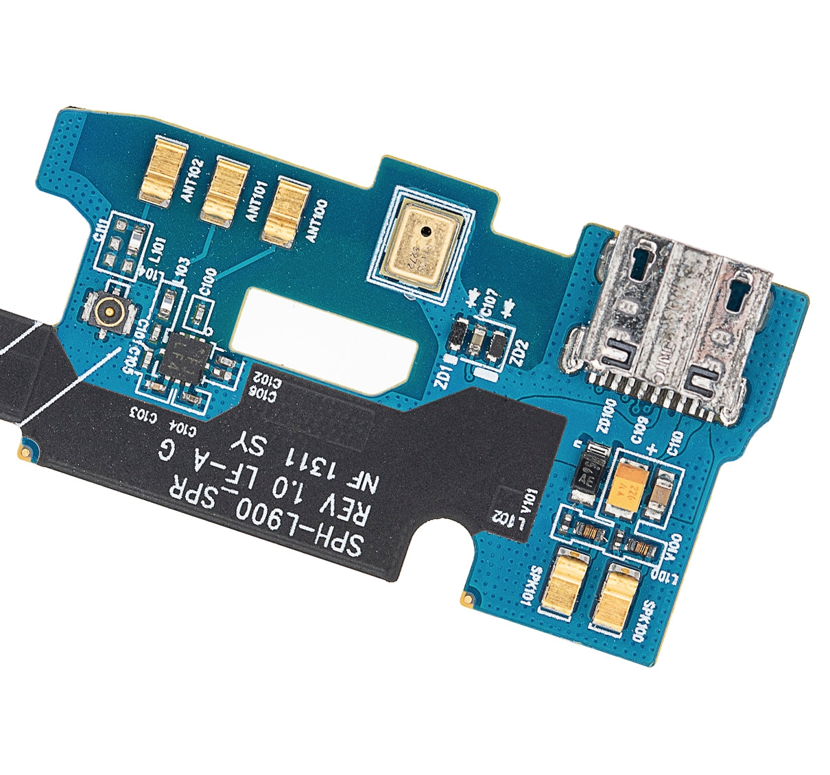 Charging Port Flex Cable Compatible For Samsung Galaxy Note 2 Replacement  (l900) (Sprint)