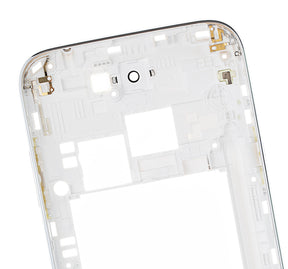 Replacement Mid-Frame Housing Compatible For Samsung Galaxy Note 2 (With Small Parts) (White)