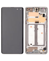 Replacement OLED Assembly With Frame Compatible For Samsung Galaxy S10 5G (Refurbished) (Majestic Black)