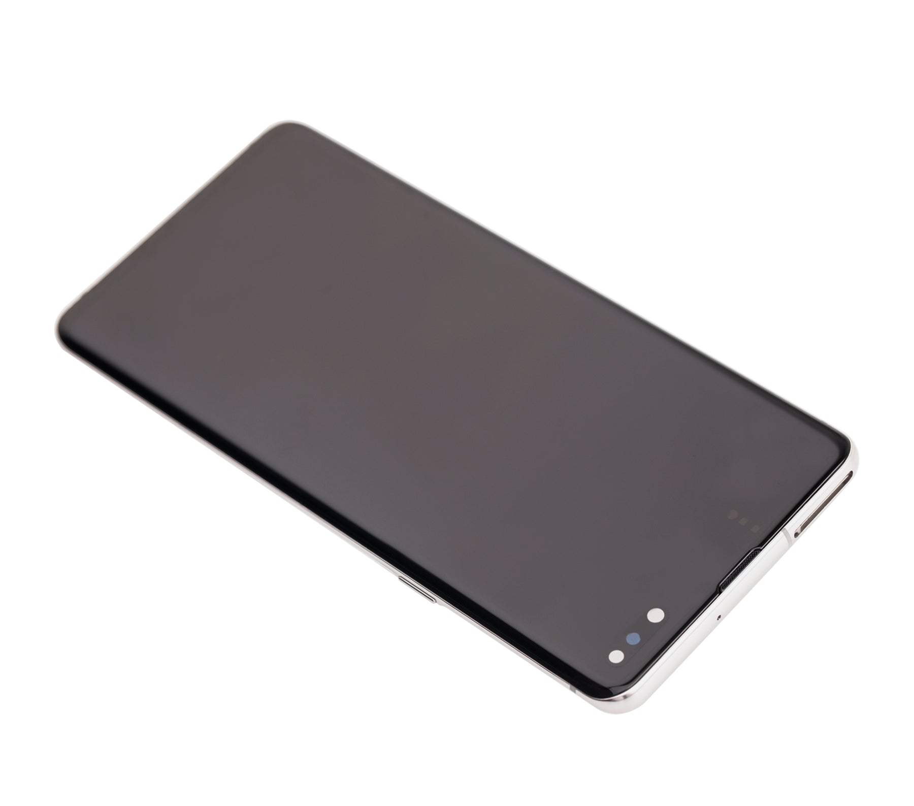 OLED Assembly With Frame Compatible For Samsung Galaxy S10 5G Replacement by Macfactory.Store(Service Pack) (Crown Silver)