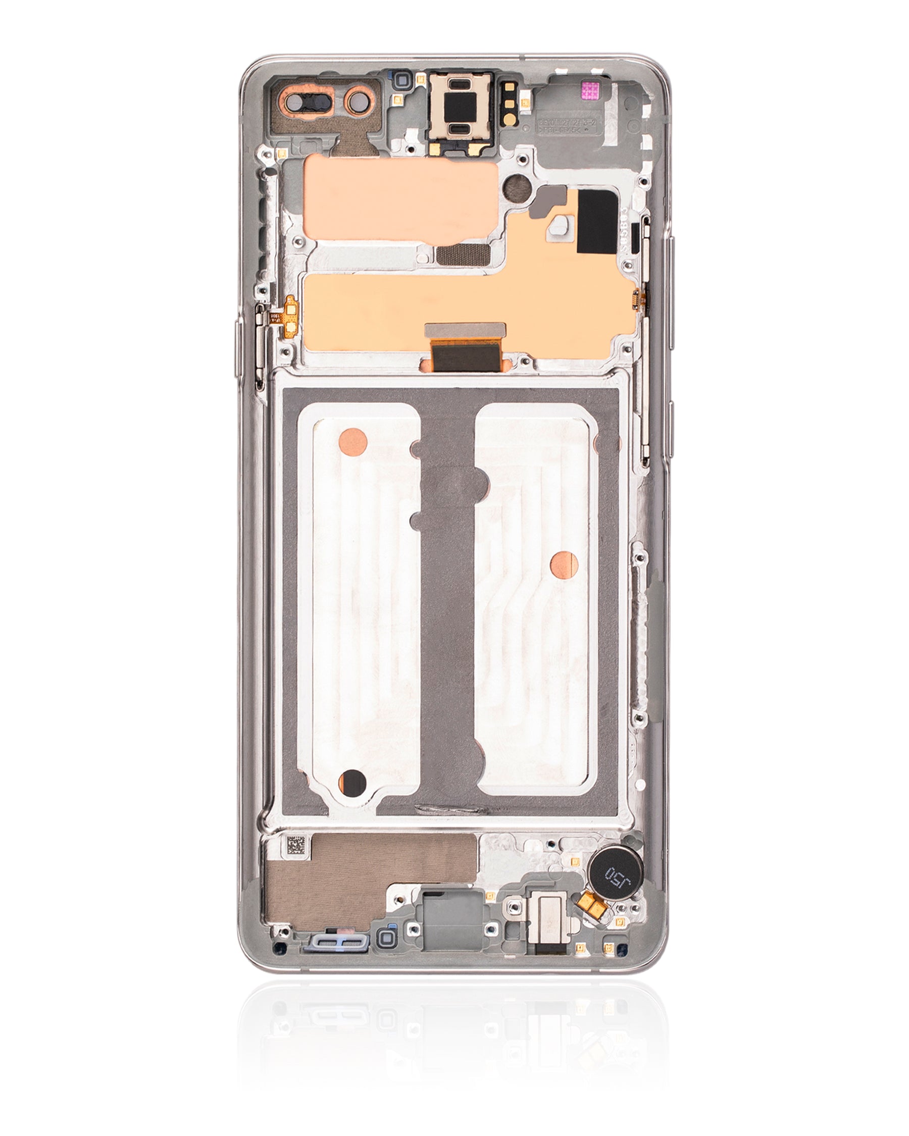 Replacement OLED Assembly With Frame Compatible For Samsung Galaxy S10 5G (Refurbished) (Crown Silver)