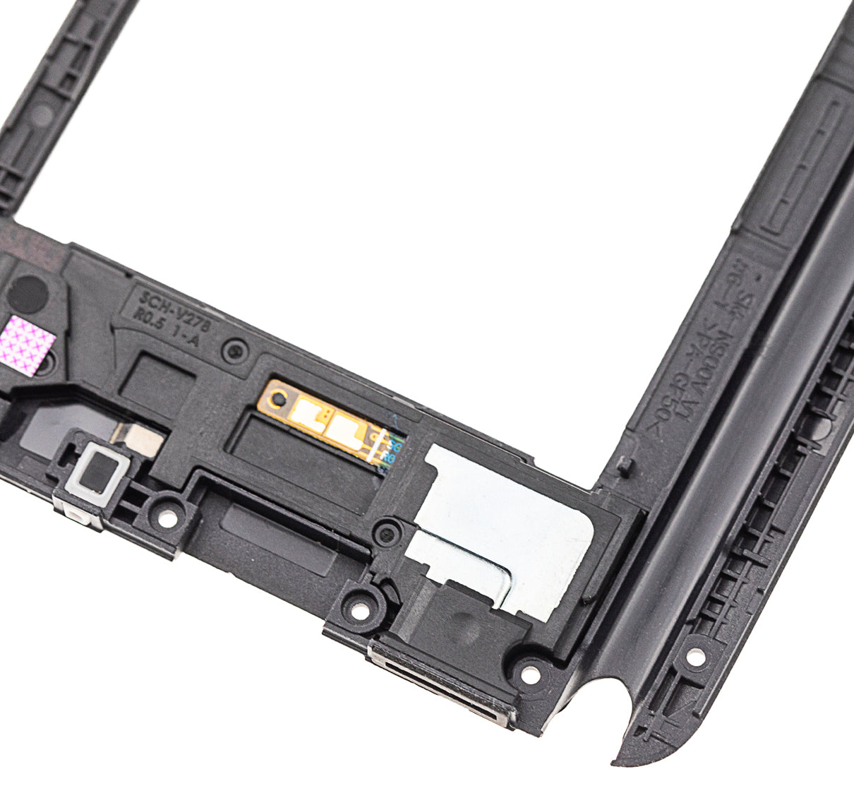 Mid-Frame Housing Compatible For Samsung Note 3 N900V Replacement (White)