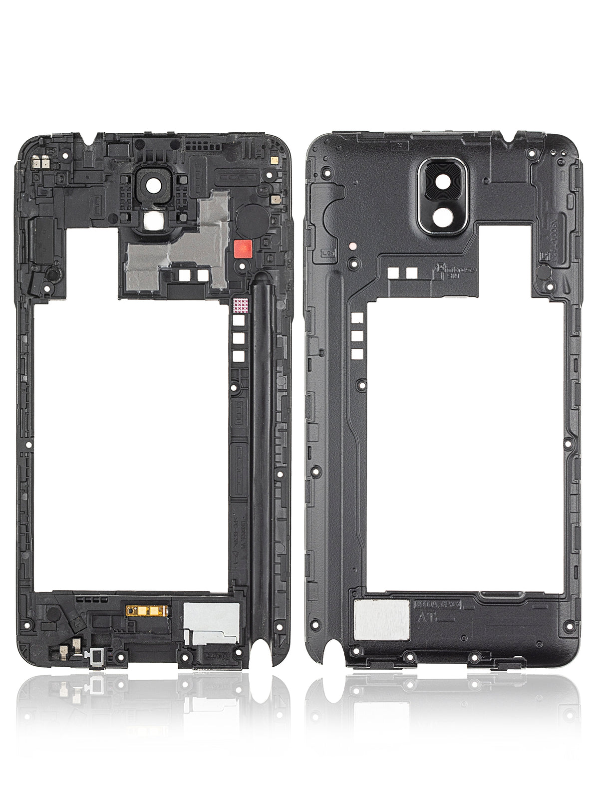 Mid-Frame Housing Compatible For Samsung Note 3 N900A Replacement (Black)