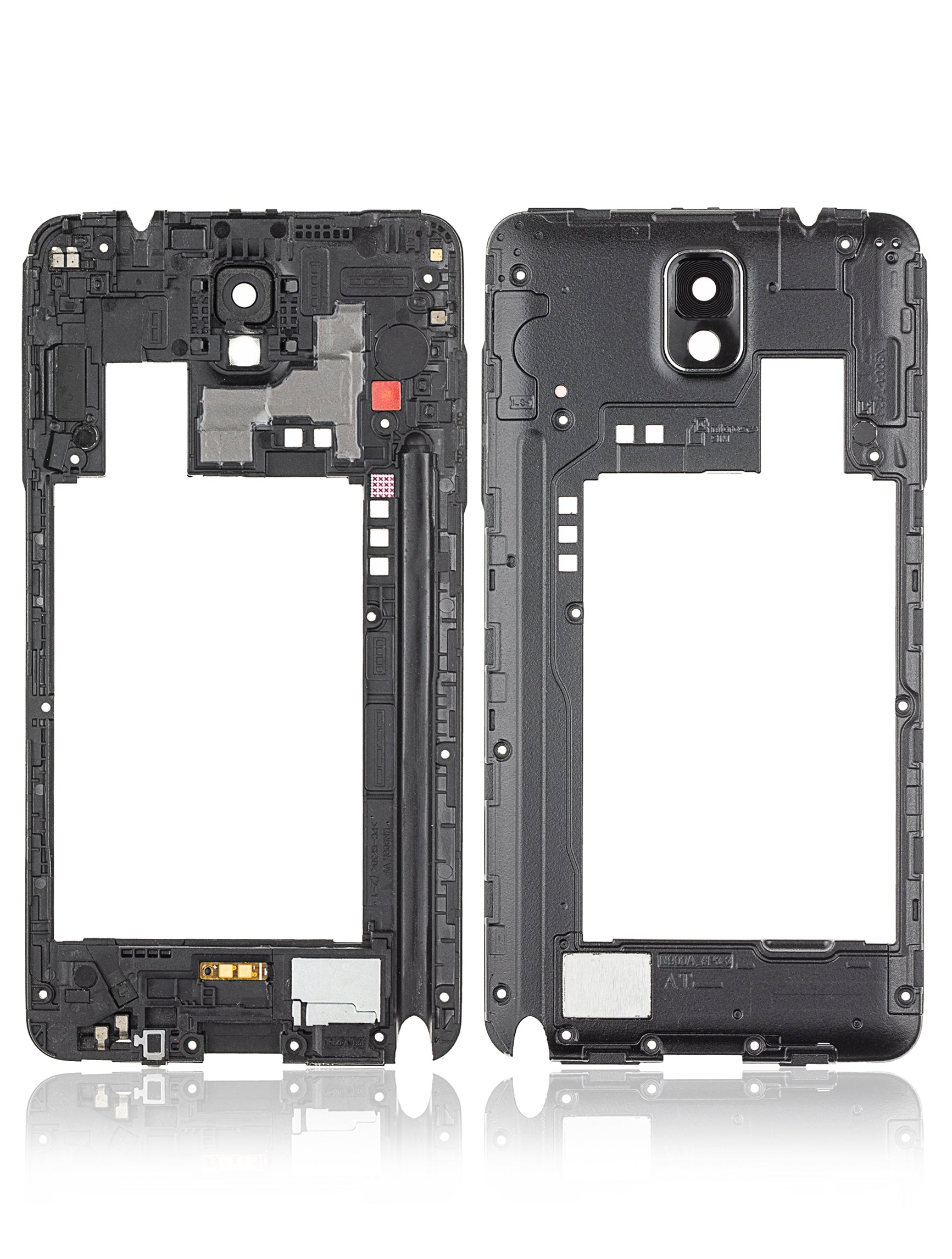 Mid-Frame Housing Compatible For Samsung Note 3 N900A Replacement (Black)