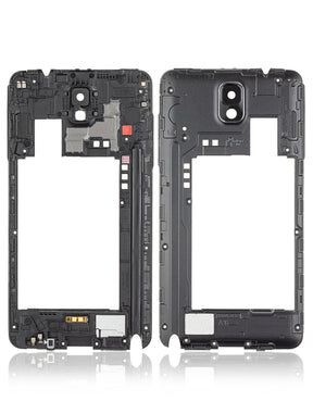Mid-Frame Housing Compatible For Samsung Note 3 N900A Replacement (Black)