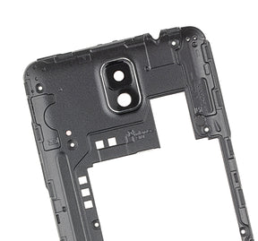 Mid-Frame Housing Compatible For Samsung Note 3 N900A Replacement (Black)