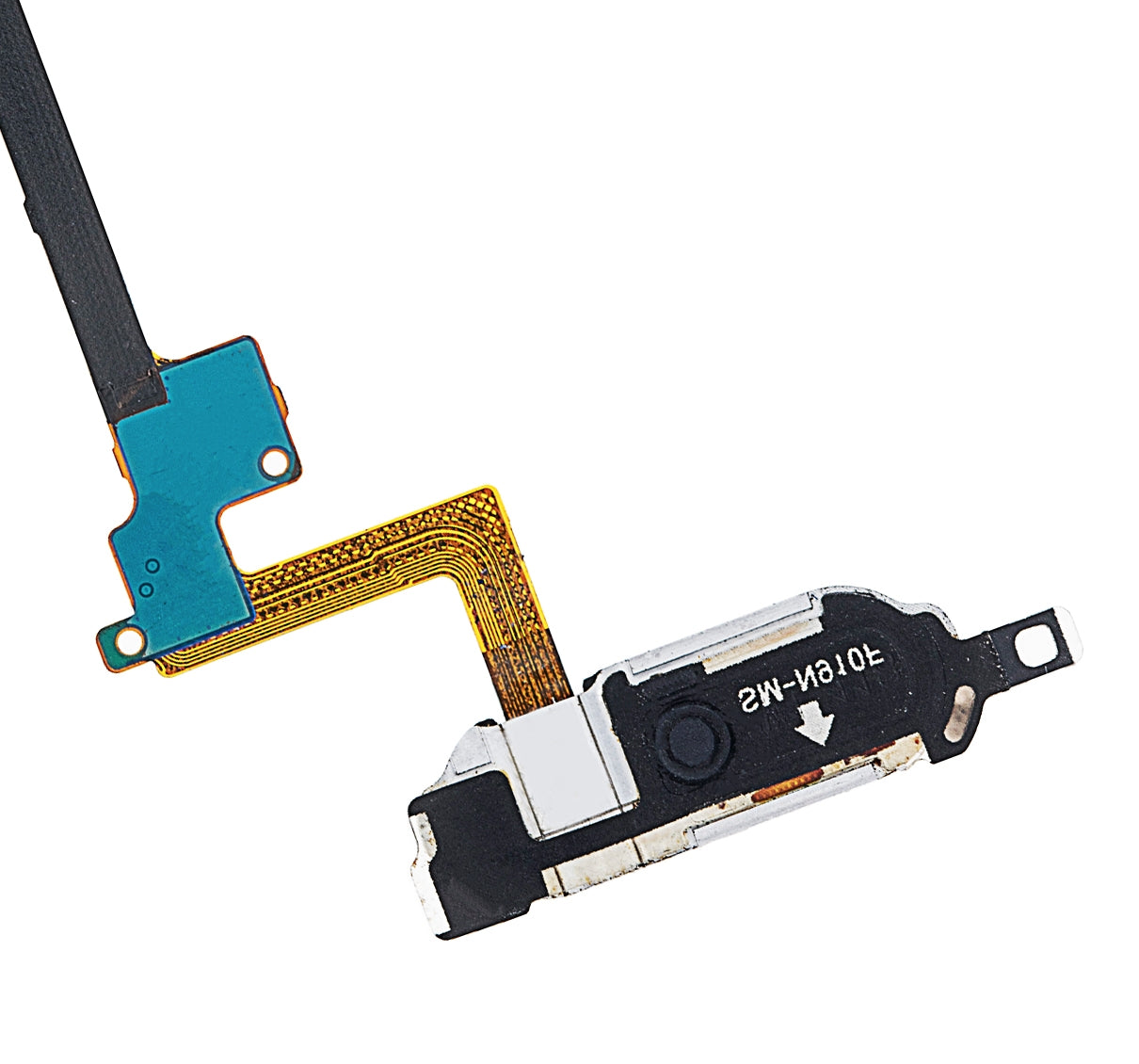 Replacement Home Button With Flex Compatible For Samsung Galaxy Note 4 (Black)