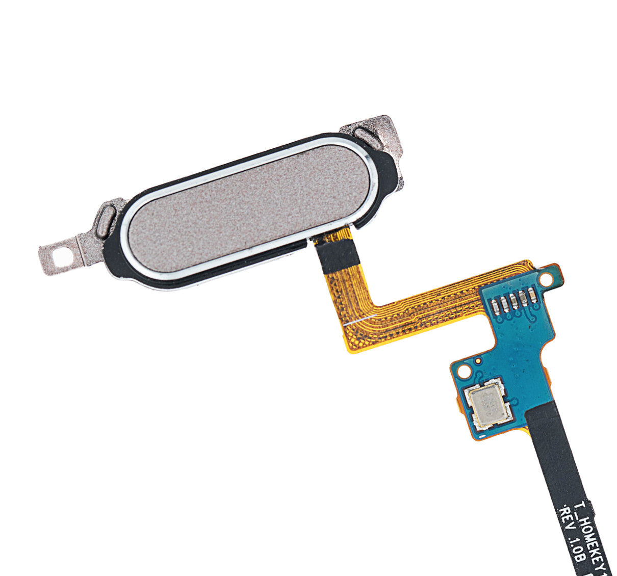 Home Button With Flex Compatible For Samsung Galaxy Note 4 Replacement (Gold)