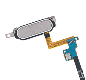 Home Button With Flex Compatible For Samsung Galaxy Note 4 Replacement (Gold)