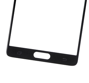 Replacement Front Glass Compatible For Samsung Galaxy Note 4 (Black)