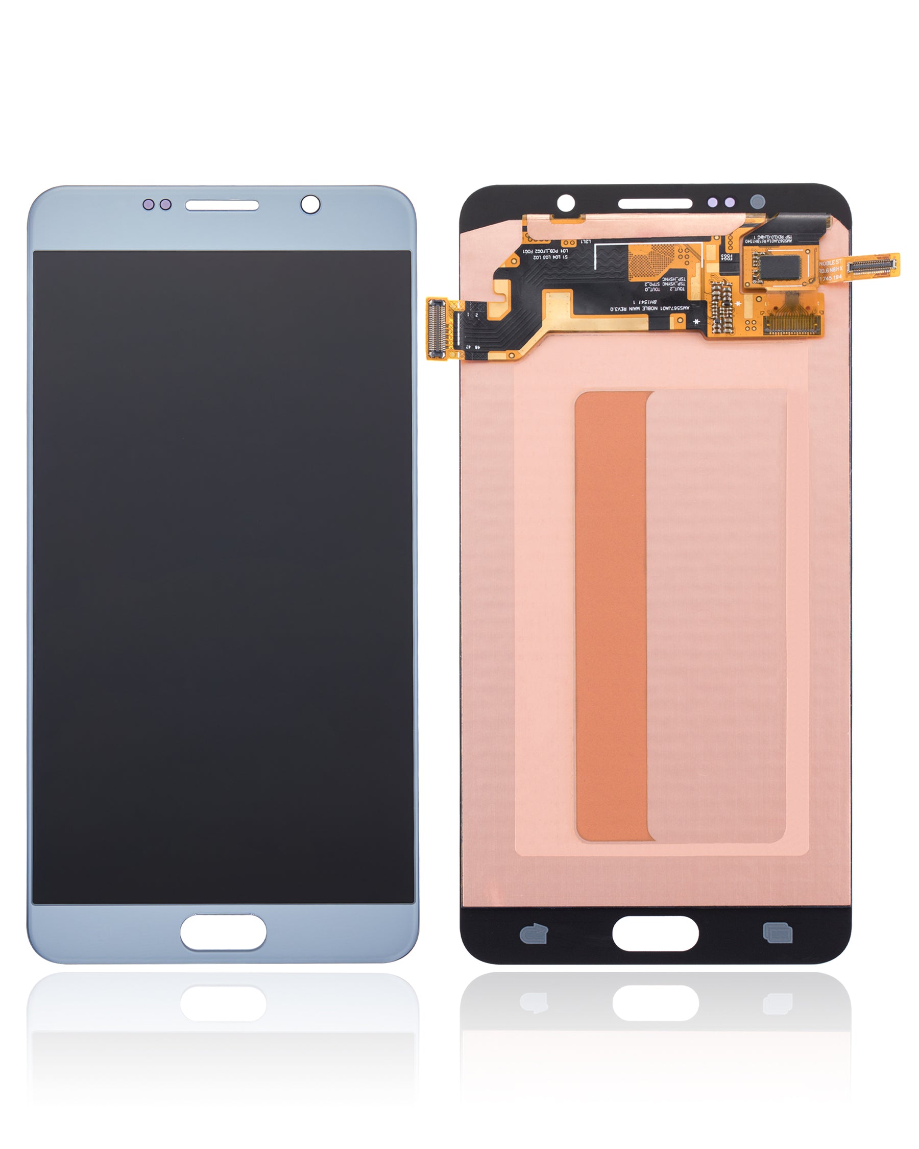 Replacement OLED Assembly Without Frame Compatible For Samsung Galaxy Note 5 (Refurbished) (Silver Titan)