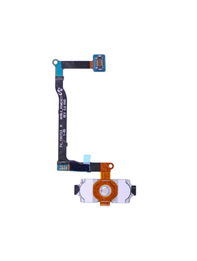 Home Button With Flex Cable Compatible For Samsung Galaxy Note 5 Replacement (White Pearl)