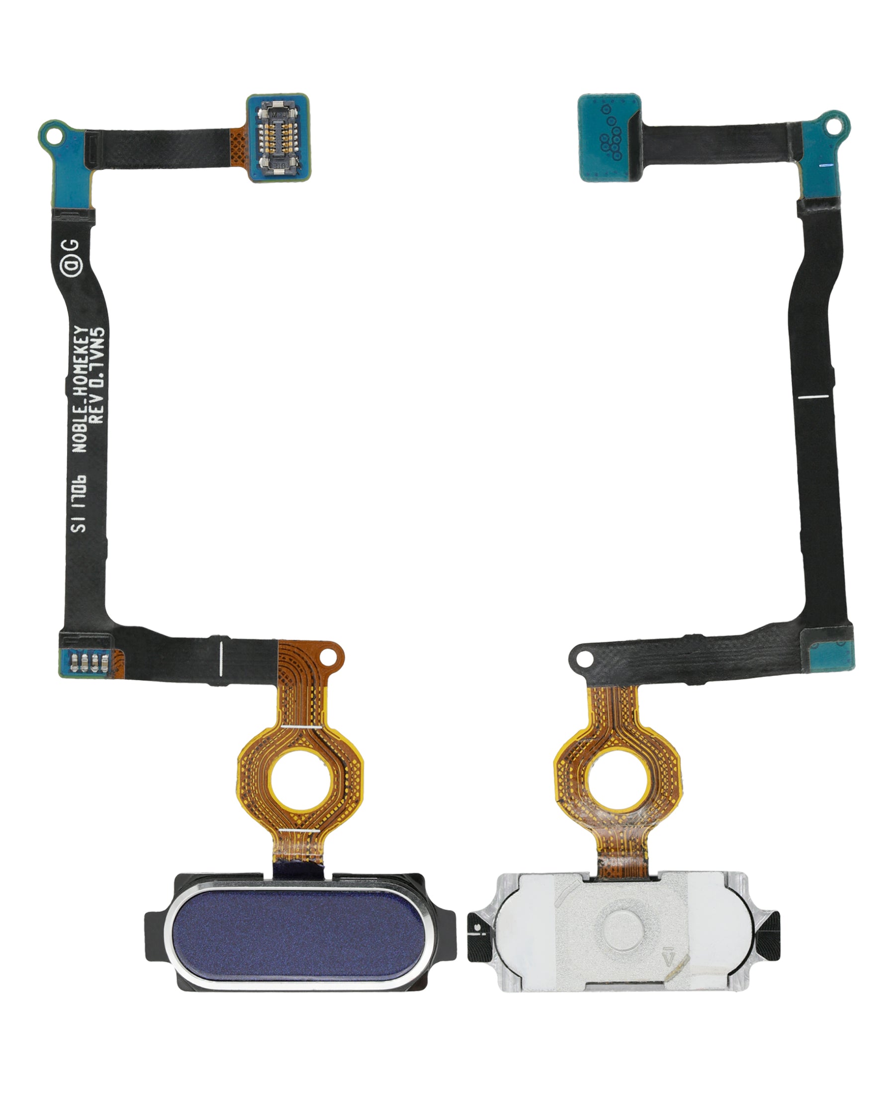 Replacement Home Button With Flex Cable Compatible For Samsung Galaxy Note 5 (Black Sapphire)