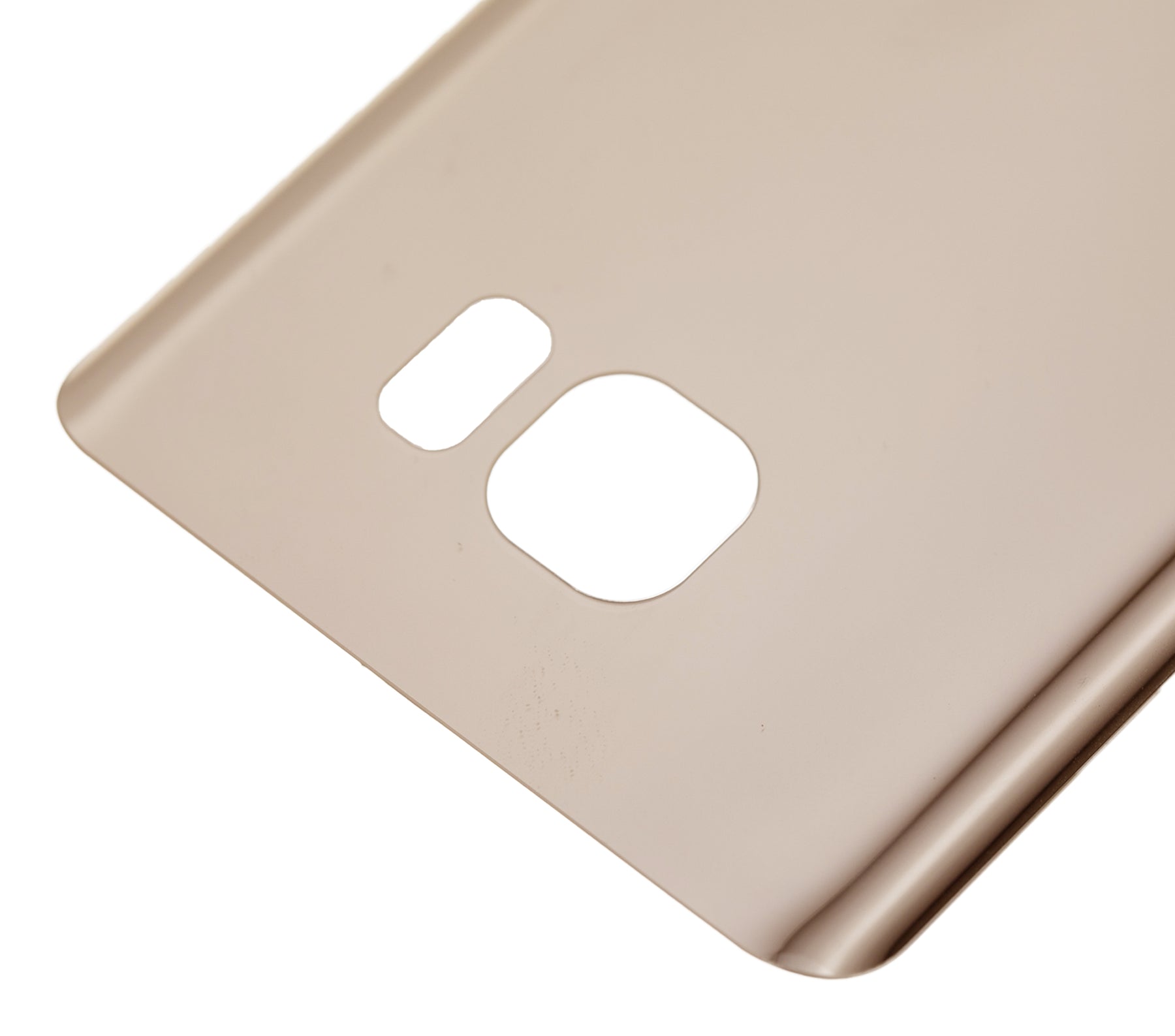 Back Cover Glass Compatible For Samsung Galaxy Note 5 Replacement (No Logo) (Vemake) (Gold Platinum)