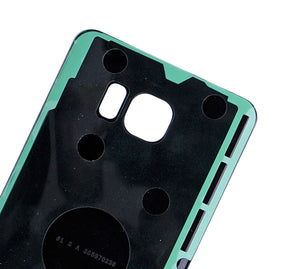 Back Cover Glass Compatible For Samsung Galaxy Note 5 Replacement (No Logo) (Vemake) (Black Sapphire)