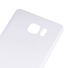 Back Cover Glass Compatible For Samsung Galaxy Note 5 Replacement  (No Logo) (Vemake) (White Pearl)