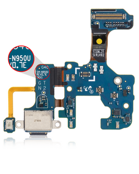 Charging Port With Flex Cable Compatible For Samsung Galaxy Note 8 Replacement (N950U) (US Model)