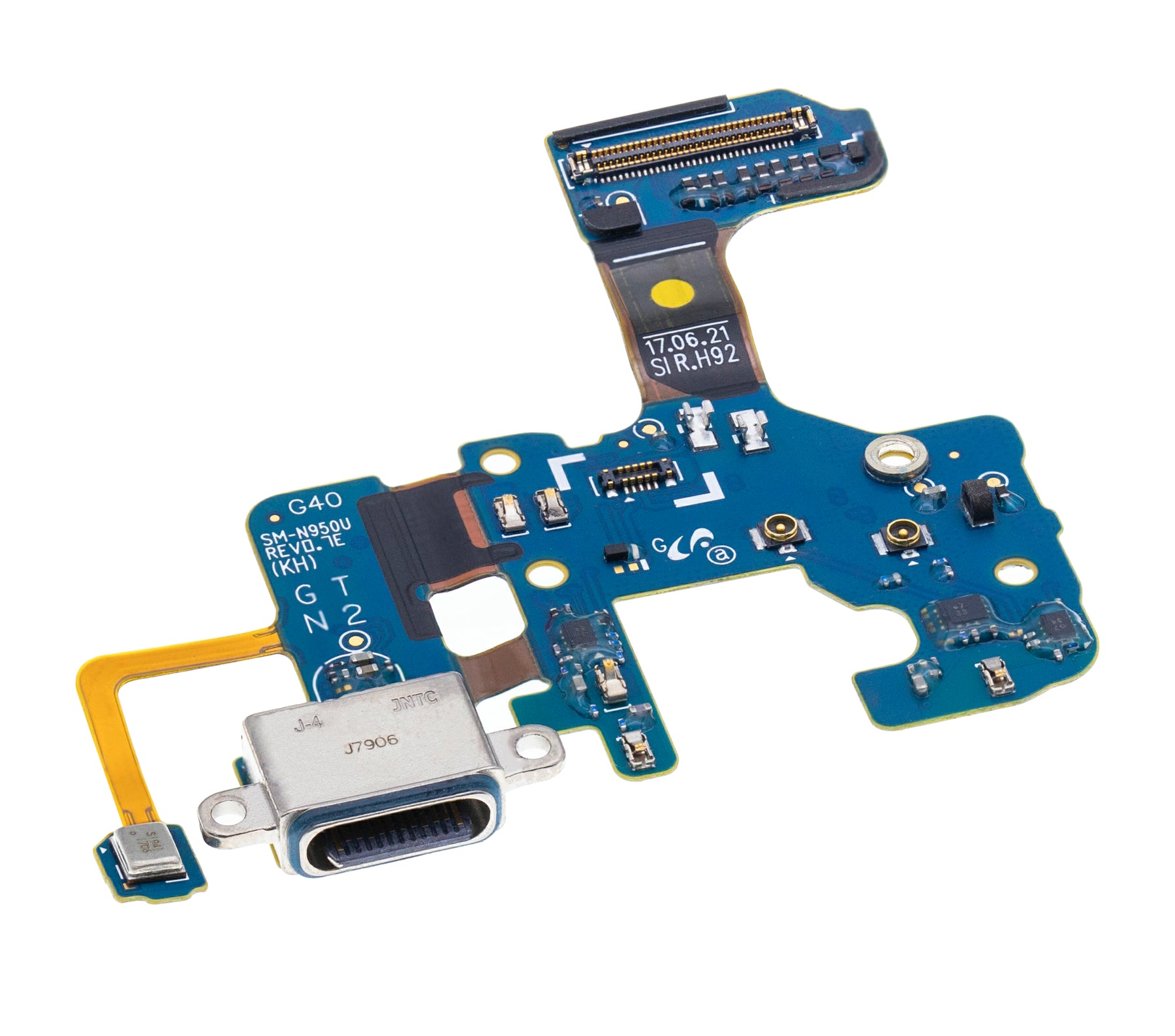 Charging Port With Flex Cable Compatible For Samsung Galaxy Note 8 Replacement (N950U) (US Model)