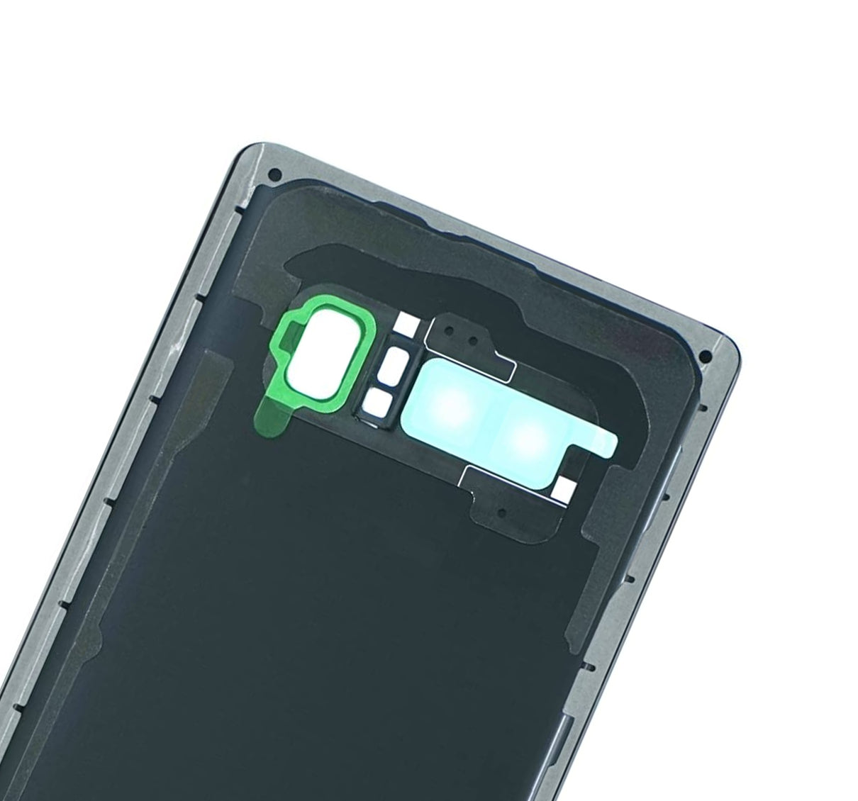 Back Cover Glass With Camera Lens Compatible For Samsung Galaxy Note 8 Replacement (No Logo) (Vemake) (Maple Gold)