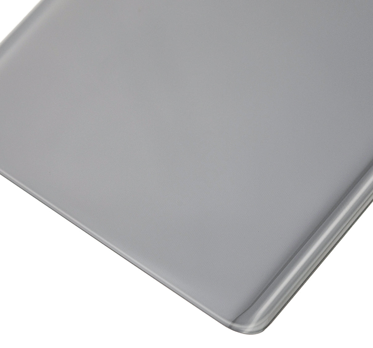 Back Cover Glass With Camera Lens Compatible For Samsung Galaxy Note 8 Replacement (No Logo) (Vemake) (Silver)